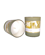 candela in bicchiere