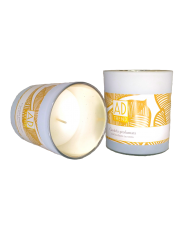 candela in bicchiere