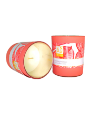 candela in bicchiere