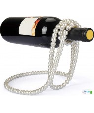Pearl Necklace Wine Bottle Holder