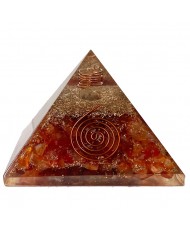 Orgonite pyramid with...