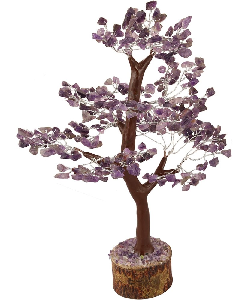 Amethyst and cristall tree