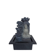 Indoor zen fountain with...