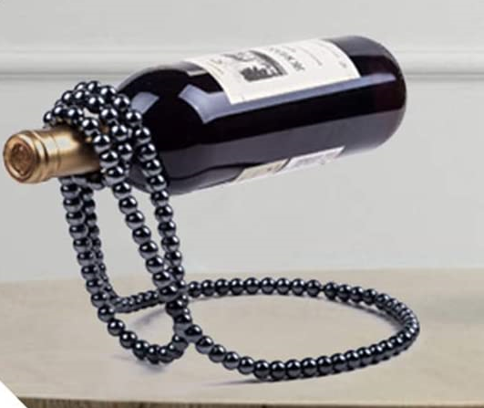 Portabottiglie di perle nero - Marplashop